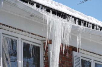 Ice Dam Gutter Repair in Columbus, ohio